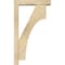 Ekena Millwork Westlake Block Rough Sawn Bracket w/ Offset Brace, Douglas Fir, 4"W x 16"D x 28"H BKT0402X16X28WTL05RDF - alternate 3